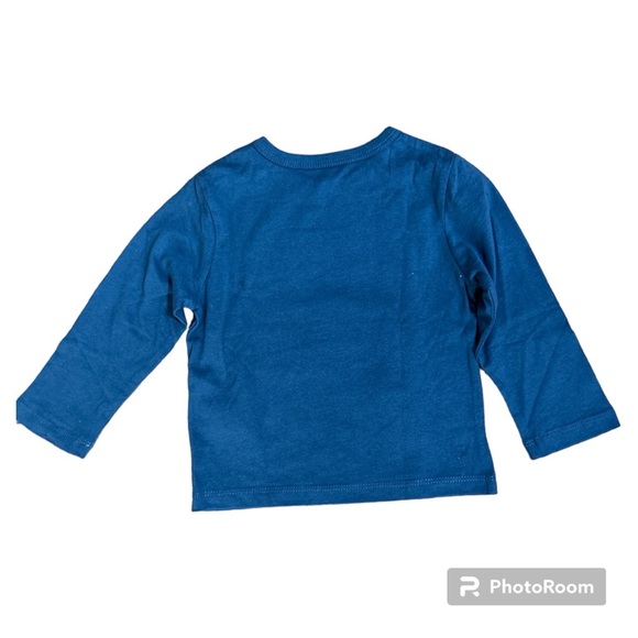 Children's Place Kids Long Sleeve Shirt Video Game Dinosaur Pixel Design 12/18M - Picture 2 of 3